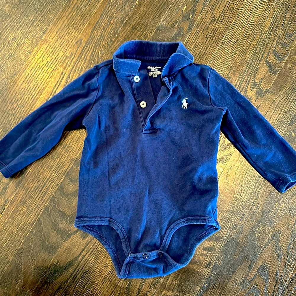 Ralph Lauren Bodysuit 12m Navy